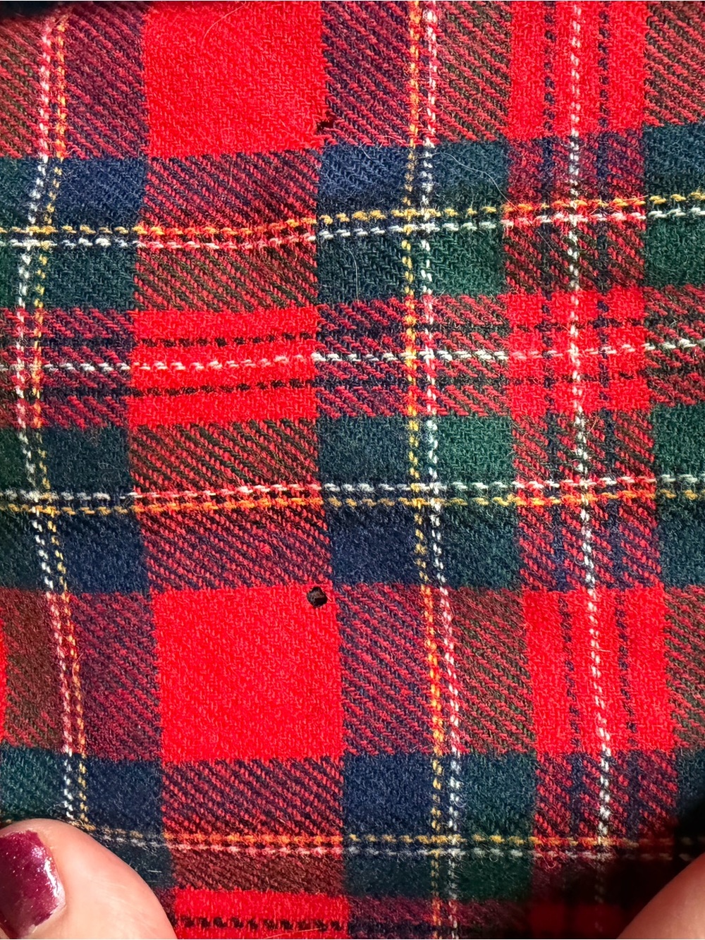 Pendleton Red and Green Tartan A-Line Skirt - Picture 4 of 7